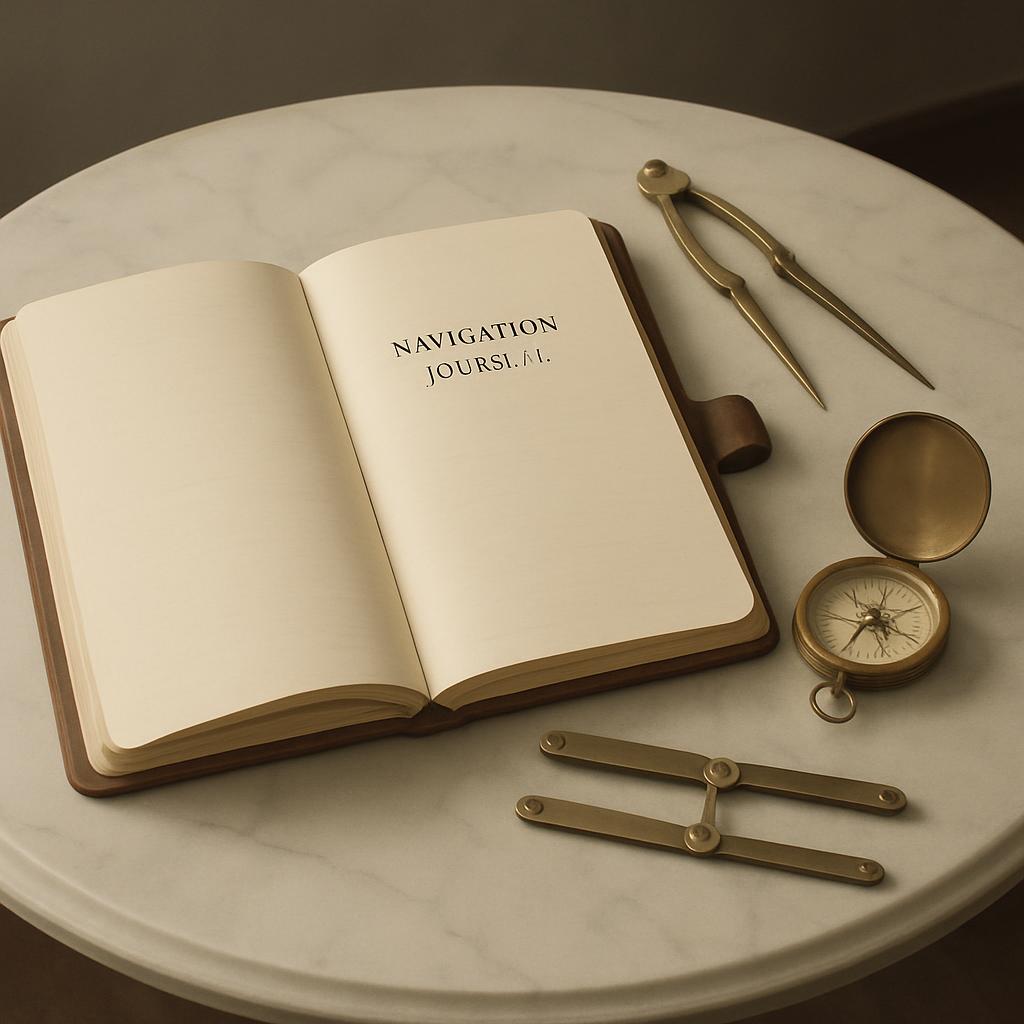 Une carte de navigation.